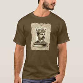 Coola Steampunk clockwork-hjärna, huvud i burk art T Shirt