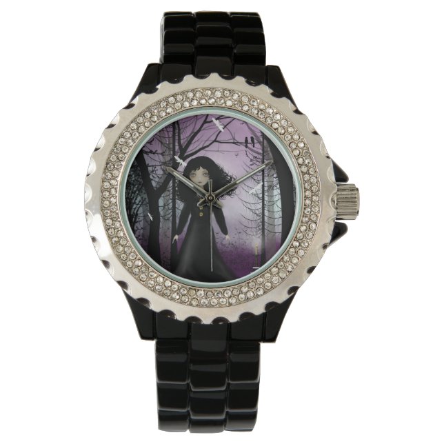 Coola Steampunk Goth Girl Dam Watch Armbandsur (Framsida)