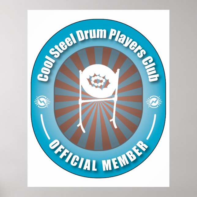 Coola Steel Drum Players Klubb Poster (Framsidan)