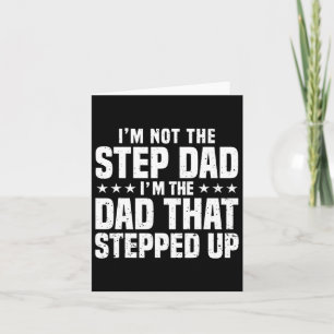 Coola Steg Upp Pappa För Män Pappa Världens Bästa Kort
