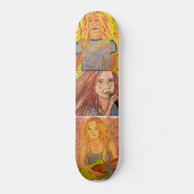 Coola Sten Girls Skateboard Bräda 21,5 Cm (Framsida)