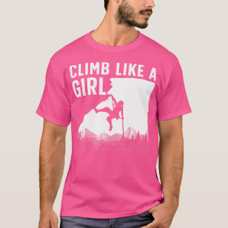 Coola Sten klättring för klimatet i bergsområden S T Shirt