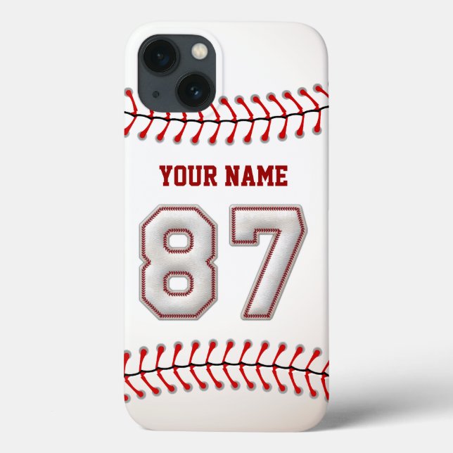 Coola Stitched Baseball Number 87 (Baksida)