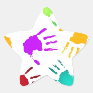 coola stjärnformat klistermärke