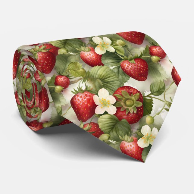 Coola Strawberry tiled mönster nacke Slips (Rullad)