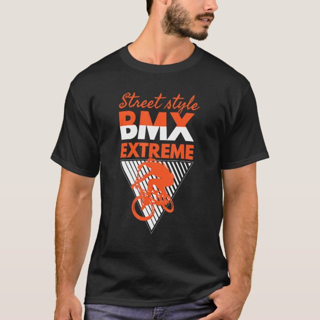 Coola Street Stil Bmx Extreme Bmx Riding Bmx T Shirt (Framsida)