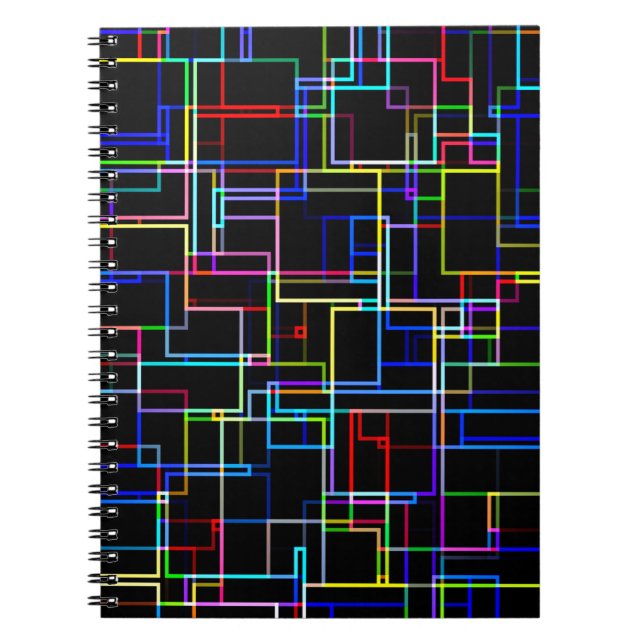 COOLA stripe Mönster Anteckningsbok (Framsidan)