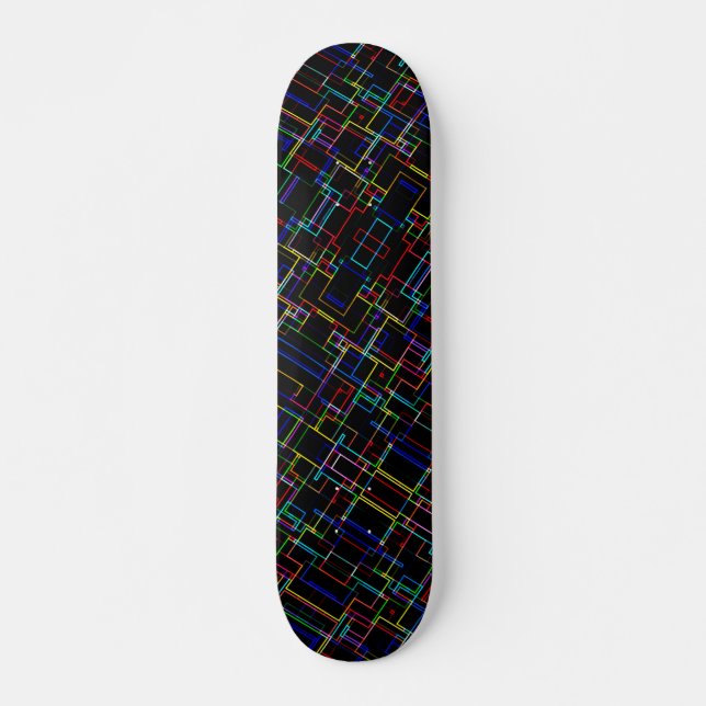 COOLA stripe Mönster Mini Skateboard Bräda 18,5 Cm (Framsida)