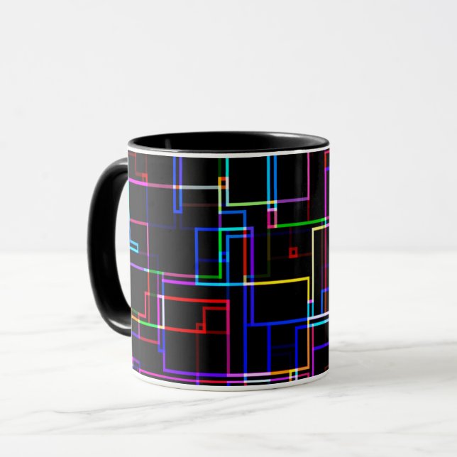COOLA stripe Mönster Mugg (Framsida vänster)