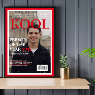 Coola Studenten Fake Magazine Cover Photo Poster