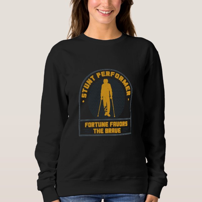Coola Stunt Performer Fortune gynnar Modiga Inju T Shirt (Framsida)
