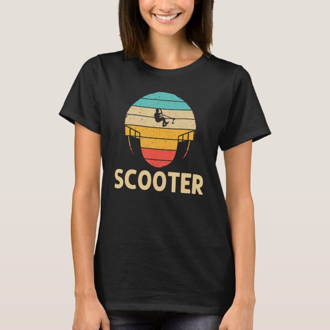 Coola Stunt Scooter För manar Women Electric Scoot T Shirt (Framsida)