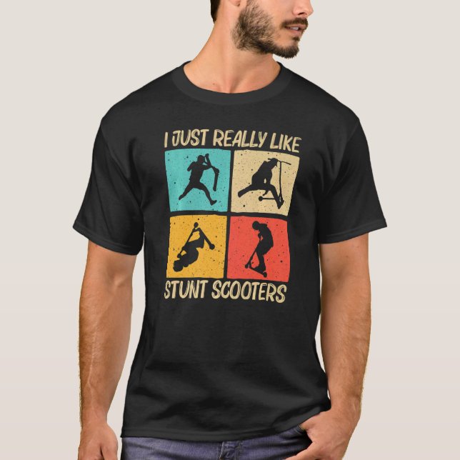Coola Stunt Scooter För manar Women Scootering Sco T Shirt (Framsida)