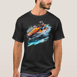 Coola Stunts with Jet Ski for Vatten sport T Shirt