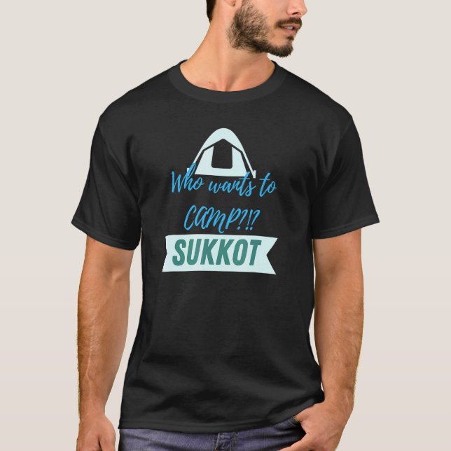 Coola Sukkot Tält T Shirt (Framsida)