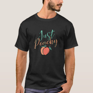 Coola Summer Fruit Retro Peachy behålla it Peachy T Shirt