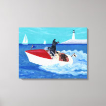 Coola Summer Labradors Painting