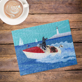 Coola Summer Labradors Painting Pussel