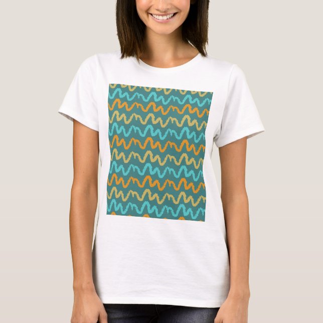 Coola Summer Mönster T Shirt (Framsida)