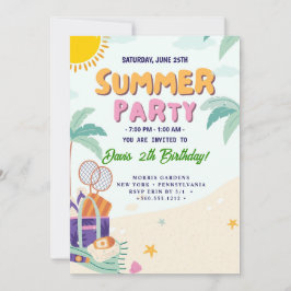 COOLA Summer Party Inbjudningar