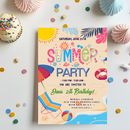 COOLA Summer Party Inbjudningar