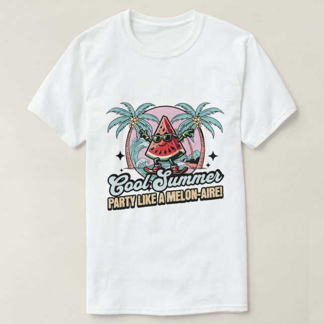 Coola Summer Watermelon T Shirt (Design framsida)