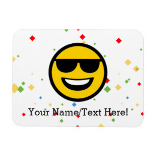 Coola Sunglass Emoji Magnet