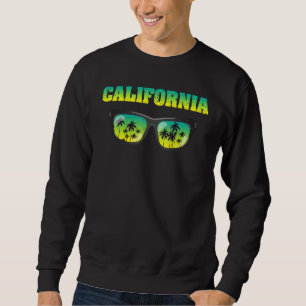 Coola Sunglass Kalifornien, Träd Cali, sommaren Ha Lång Ärmad Tröja