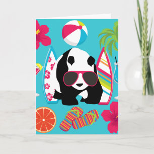 Coola Sunglass Surfning av  Panda Bear Beach Bum B Kort
