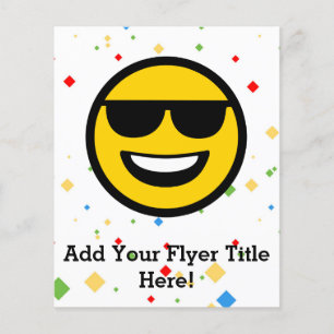 Coola Sunglasses Emoji Flygblad
