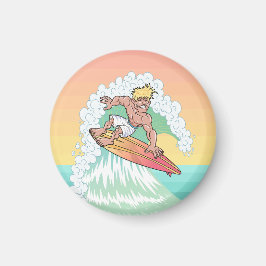 Coola Sunset Surfer Magnet