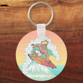 Coola Sunset Surfer Nyckelring