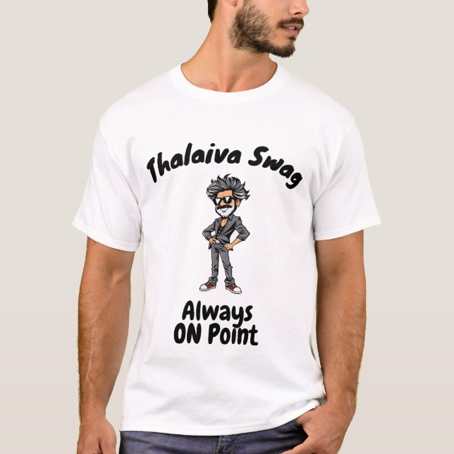 Coola Superstar Rajnikanth T Shirt (Framsida)