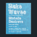 Coola Surfer Studentfest Photo Flygblad<br><div class="desc">Inbjudan till studentfest för Surfer-typografi anpassade till dina händelsespecifikationer. Perfekt för varje tema eller trädgårdsbröllop. Kuvert ingår inte. För tjockare inbjudningar med medföljande kuvert och matchande produkter på samma tema,  se samlingen nedan.</div>