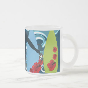 Coola Surfer, surfing Beach Ocean Design Frostad Glasmugg