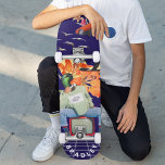 Coola Surreal Funny Unik Anpassningsbar Personlig  Mini Skateboard Bräda 18,5 Cm<br><div class="desc">Coola Surreal Funny Unik Anpassningsbar Personlig Namn Skateboard har en modern typografi i personligen på en roligt av bilar, flygplan, namn, blommor, fåglar och människor. Anpassa genom att redigera texten i textrutan. Ge en anpassningsbar har gjort en gåva, skateboard-personlig till din favoritskateboarder för jul, födelsedag eller din BFF. Designad av...</div>