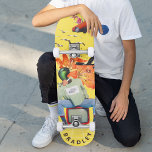 Coola Surreal Funny Unik Anpassningsbar Personlig  Mini Skateboard Bräda 18,5 Cm<br><div class="desc">Coola Surreal Funny Unik Anpassningsbar Personlig Namn Skateboard har en modern typografi i personligen på en roligt av bilar, flygplan, namn, blommor, fåglar och människor. Anpassa genom att redigera texten i textrutan. Ge en anpassningsbar har gjort en gåva, skateboard-personlig till din favoritskateboarder för jul, födelsedag eller din BFF. Designad av...</div>
