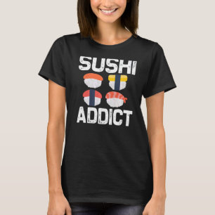 Coola Sushi För manar Women Japansk Sashimi Seafoo T Shirt