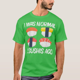 Coola Sushi För manar Women Japansk Sashimi Seafoo T Shirt