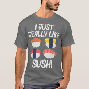 Coola Sushi För manar Women Japansk Sashimi Seafoo T Shirt