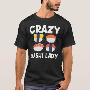 Coola Sushi for Women Mamma Japansk Sashimi Seafoo T Shirt