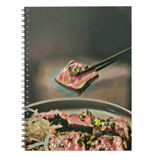 Coola sushi-gåva anteckningsbok (Framsidan)
