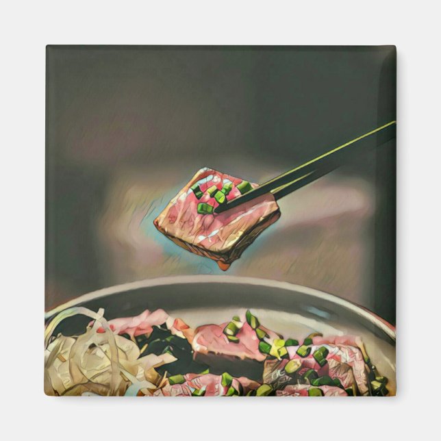 Coola sushi-gåva magnet (Framsidan)