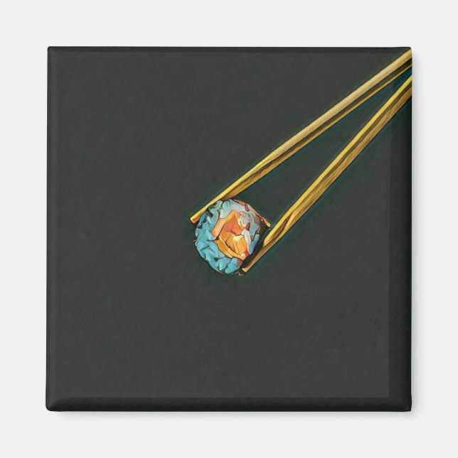 Coola sushi-gåva magnet (Framsidan)