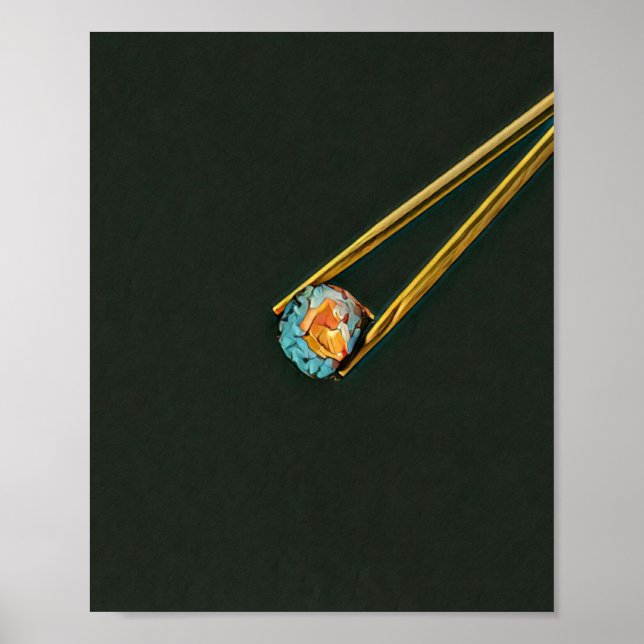 Coola sushi-gåva poster (Framsidan)