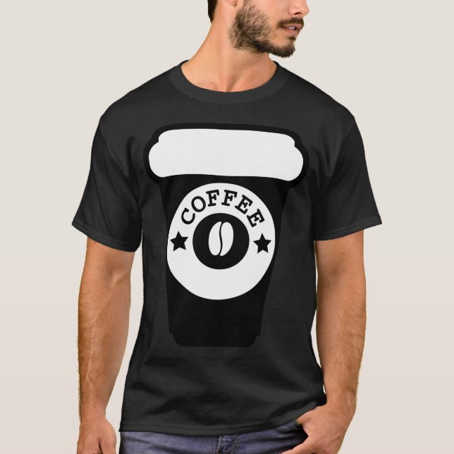 coola, svart arbetsladda t shirt (Framsida)