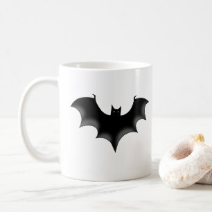 coola svart fladdermus kaffe mugg