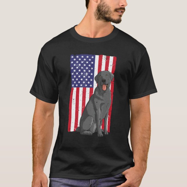 Coola Svart lab design För manar Women Black Labra T Shirt (Framsida)