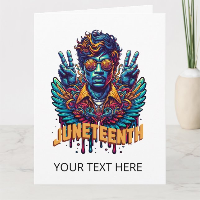 Coola Svarthistorikens Junttonde månatliga ängelfr Kort (Framsida)