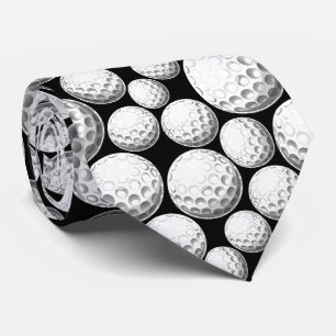 coola svartvit golfsport i golf älskare slips
